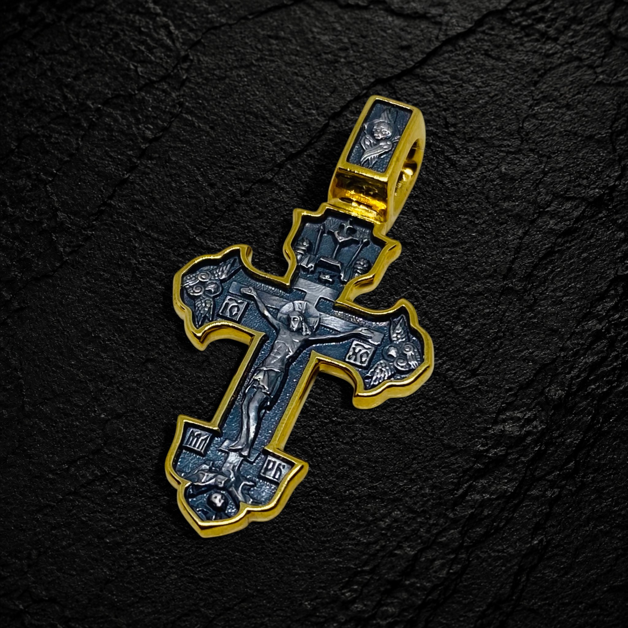 The Crucifixion. The Guardian Angel. Orthodox Cross
