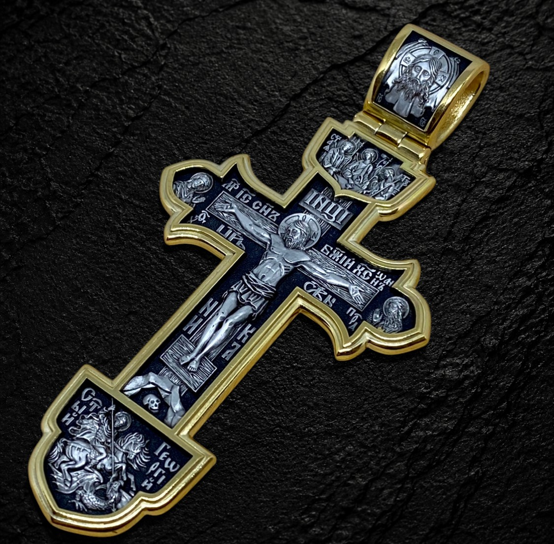 The Crucifixion of Christ. The Deesis. The Trinity. The Holy Face of Christ. The Great Martyr George. The Holy Righteous Prince Alexander Nevsky. Orthodox Cross